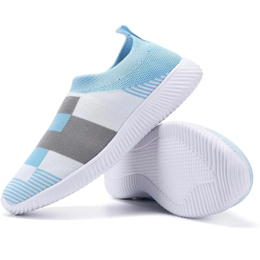 Women Walking Lightweight Breathable Mesh Running Shoes Sneakers - Picture 3 of 7